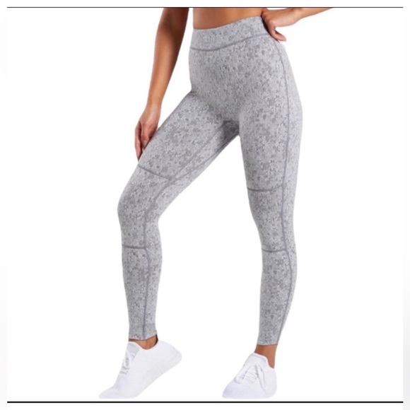 Gymshark Fleur Texture Leggings - Picture 1 of 8